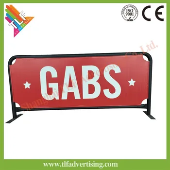 Outdoor Shop Front Advertising Pvc Print Banner Fence Barrier With
