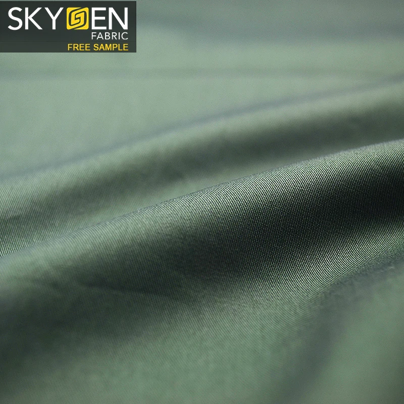 Skygen Guangzhou supplier high quality 100% cotton satin swiss cotton voile fabric