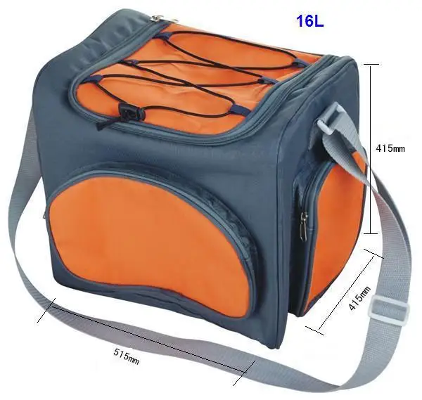 Customizable Insulated Electric 16l Car Cooler Bag With External
