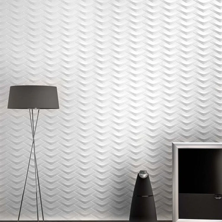 Modern V special-shaped 3D glazed ceramic interior wall tile design. ready ...