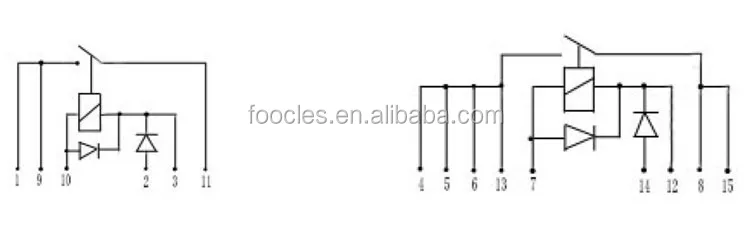 Реле hg4119 012 1z8 f схема