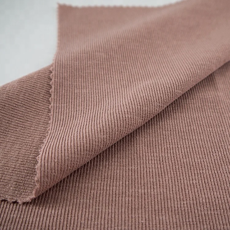 ribbed jersey knit fabric