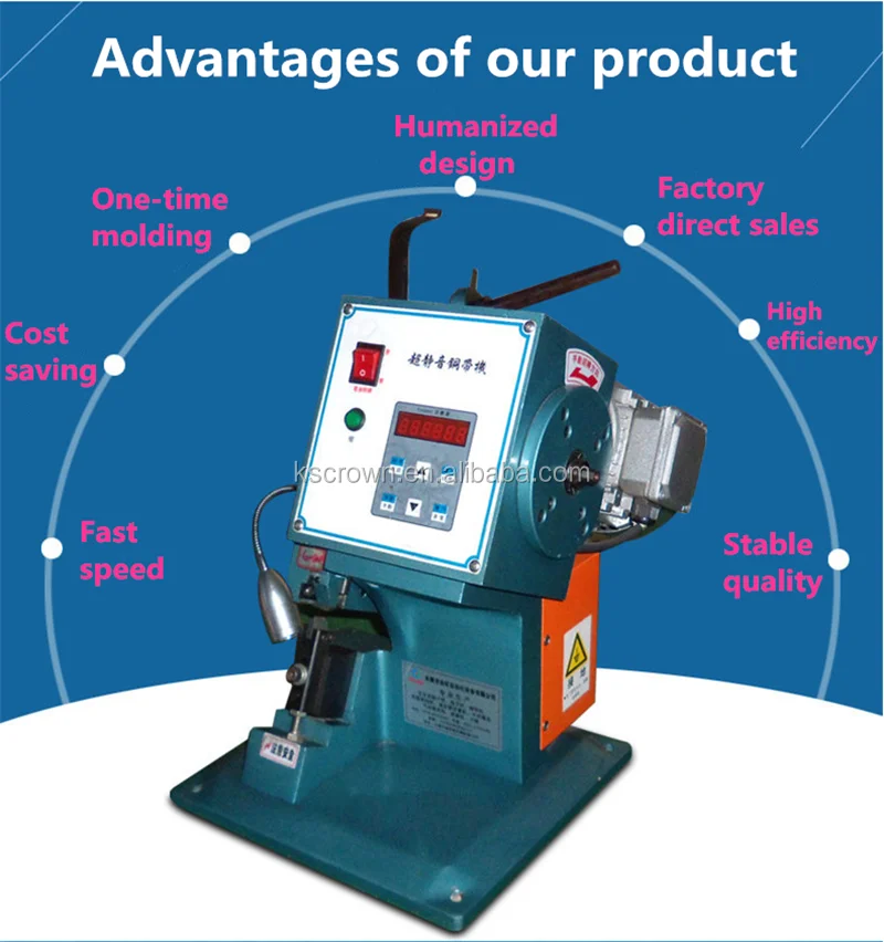 Semiauto Wire Crimping Machines For Steel Cord Copper Belt Wire