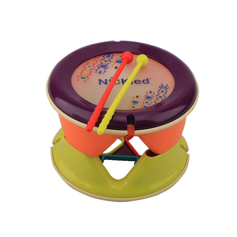 en71 儿童玩具手鼓动物匹配婴儿鼓