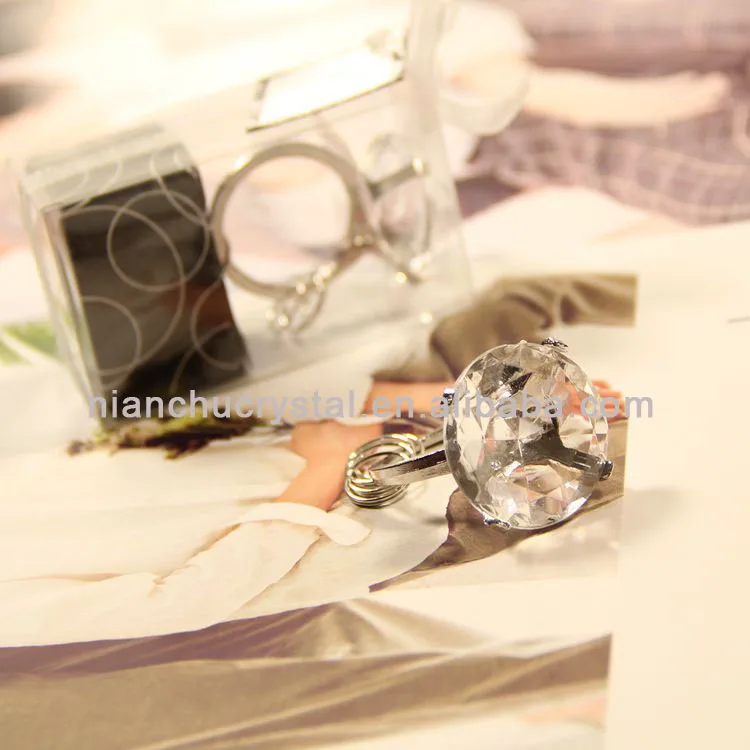 Diamond ring online keychain wedding favors