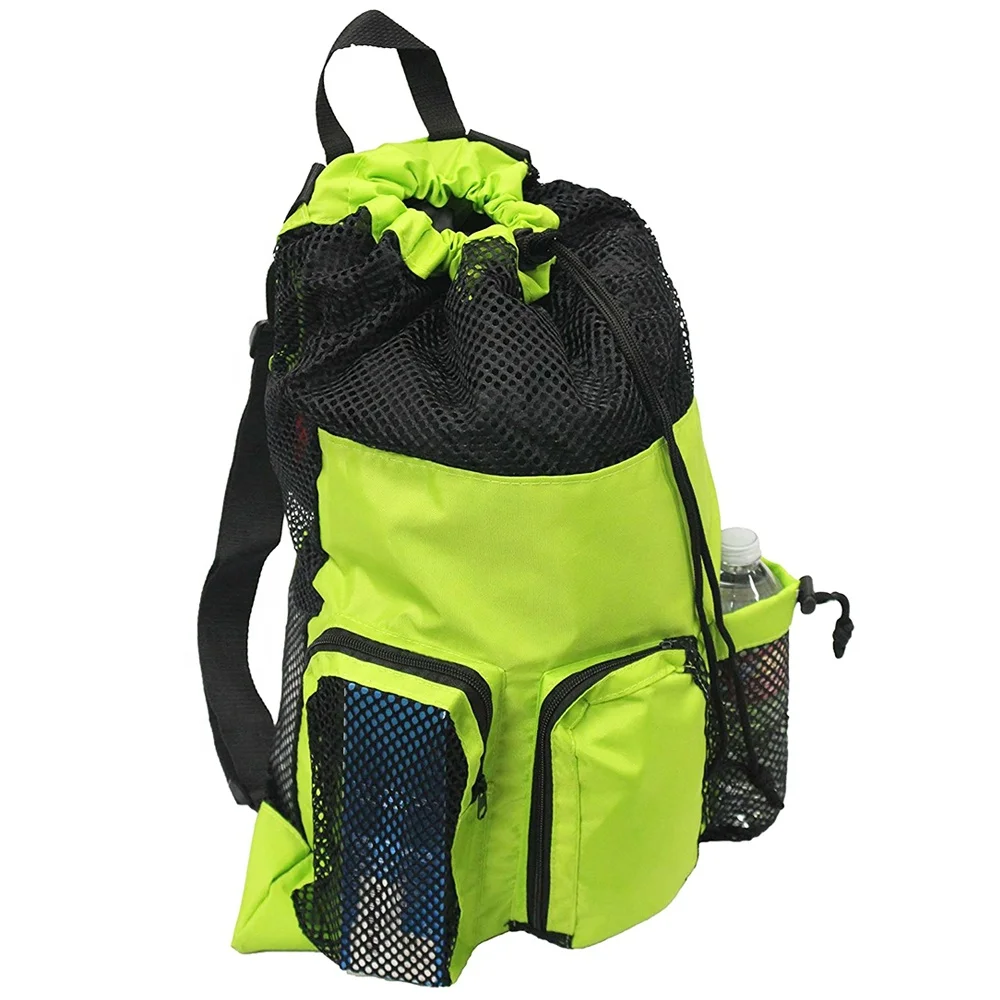 Whole Waterproof Nylon Swim Backpack Drawstring Mesh Equipment Bag Product On Whole Waterproof Nylon Swim Backpack Drawstring Mesh Equipment Bag Product On