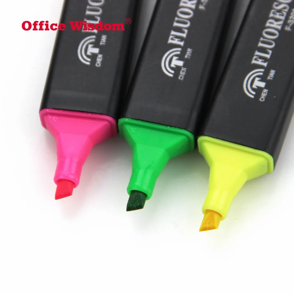 Stand Highlighter With Custom Logo Print Waterproof Ink Oem Multi