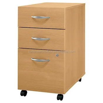 Movable Business Furniture Office Cheap 3 Drawer File Cabinet