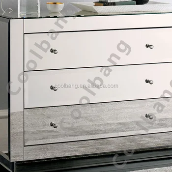 Professional Produce Large Luxury Glass Shoe Cabinet With Mirror