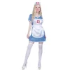 Hot sale Sexy woman Nurse cosplay dresses blue uniform party fancy dress costumes for women Halloween costume