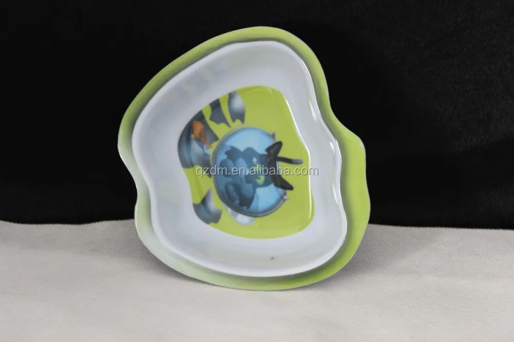Apple shape plastic bowl melamine bowl