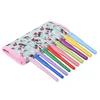 New 2.0mm-6.5mm 10pcs/Set Crochet Hooks Knitting Needles Multi-color Smooth Plastic Grip Handle With Case crochet hook case