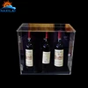 NAXILAI Clear Locking Acrylic Display Case Acrylic Wine Display Box Acrylic Wine Bottle Display Case For Wine Glass Boxes