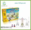 Amusement park knex-rotating cable car educational plastic building block