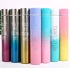 280ml Customized logo Stainless Steel Vacuum Insulated Thermal Flask Advertising Bottle Ladies Favorite Straight Slim Cup