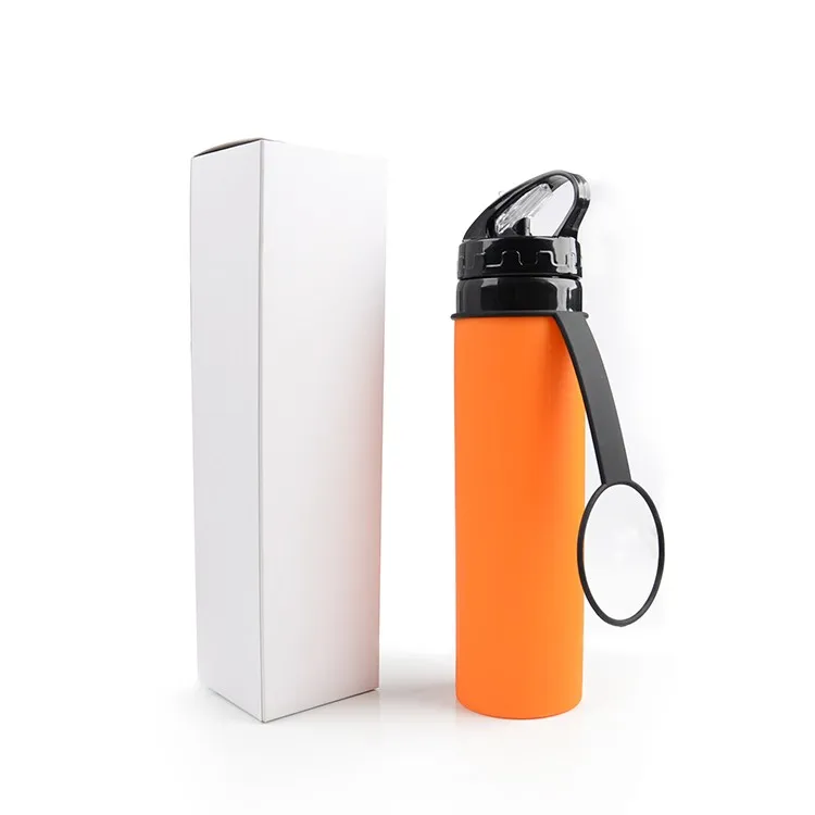 Collapsible Silicone Water Bottles Drinkware Type And Silicone Material Foldable Bottle 31