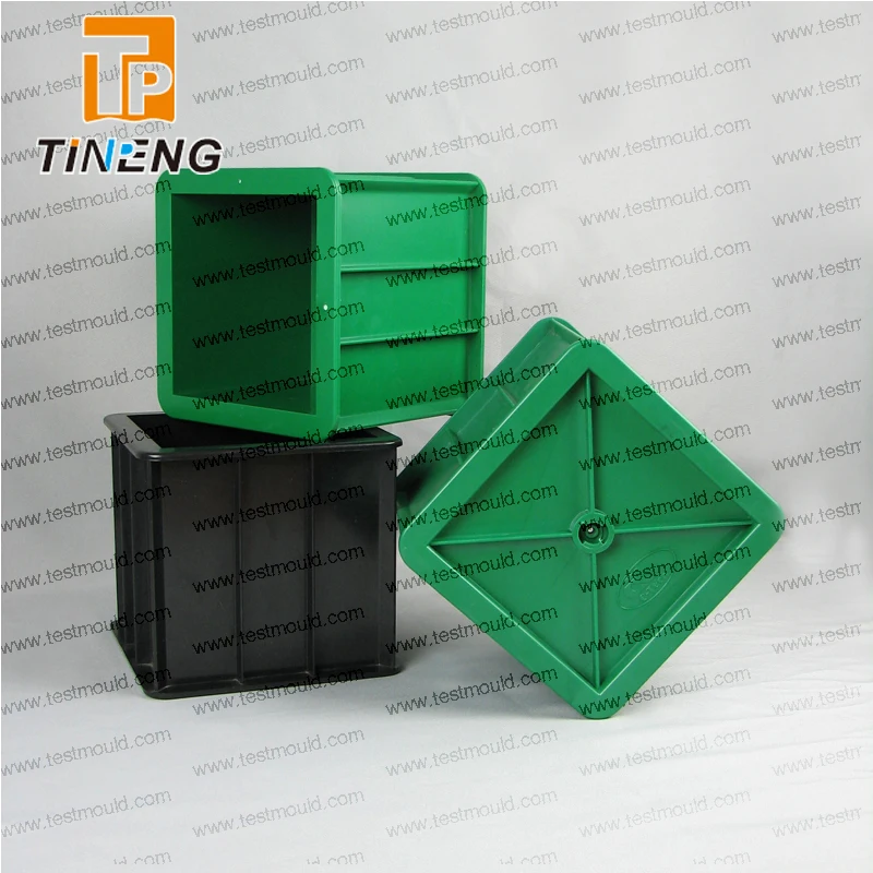 Cube Mould Extrusion Mould Concrete Test Mould Abs Plastic Green Back ...