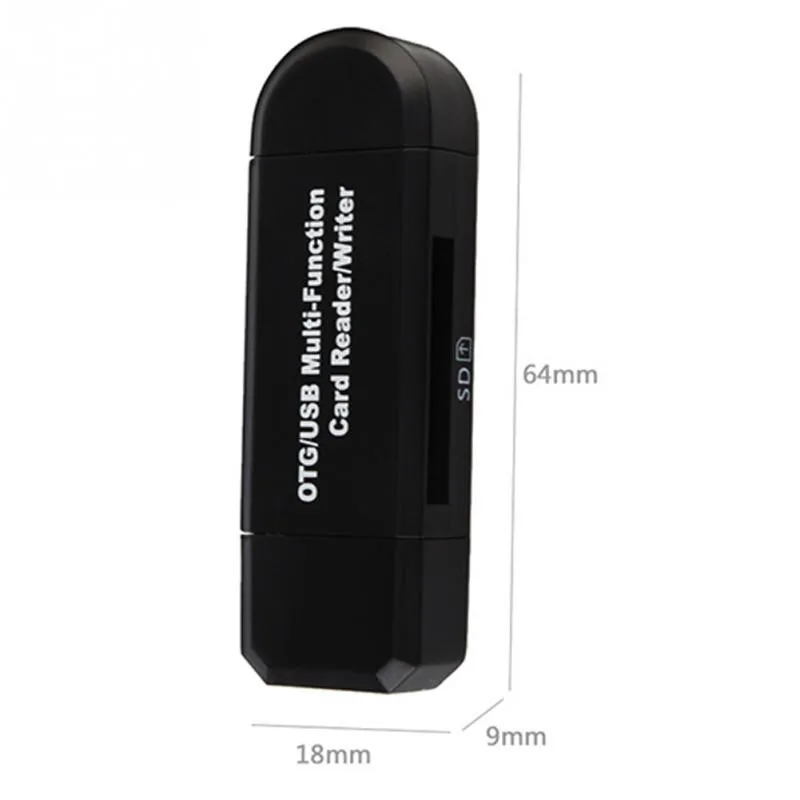 paypal accept OTG reader USB 2.0 multi-function sd card reader writer with custom logo - ANKUX.COM