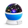 Factory Price USB/Batteries Powered LED Decoration Night Lights Rotating Moon Star night sky star Projector