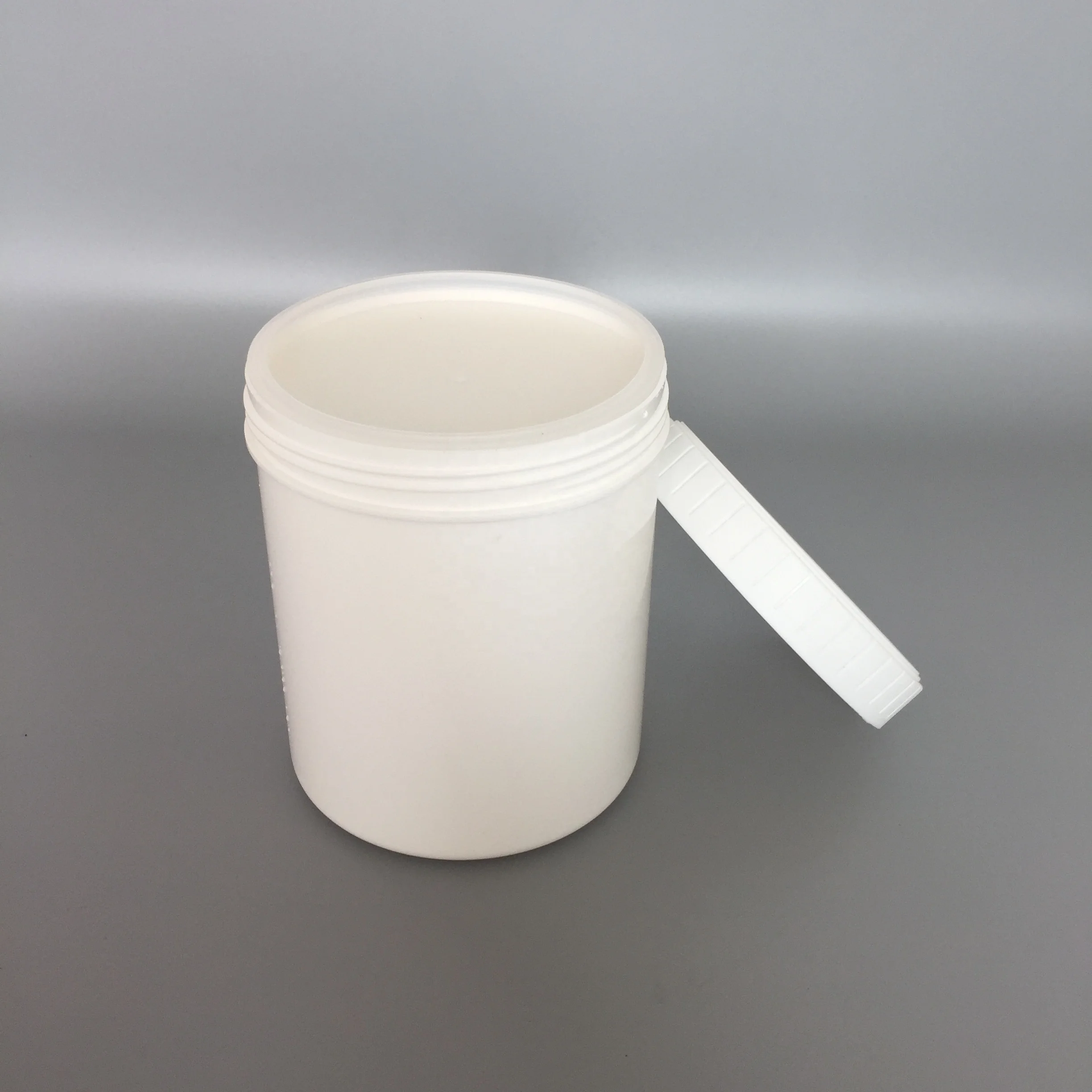 1l Small Size Plastic Bucket With Screw Lid Seal Clear Black Buy