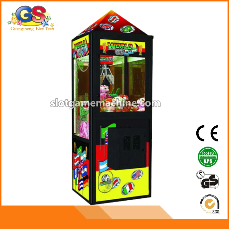 Beautiful Popular Hot Sale Indoor Arcade Coin Operated Catch Crane Mini