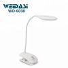 high quality USB input port touch led table lamp reading light with clip