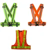adult kid high visibility elastic adjustable flourecent yellow orange pink safety reflective jacket in construction