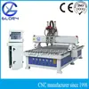 Convenient Tool Changing Door Carving Machine with Two Spindles/One Z Axis