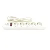 EU type 4 Outlet Power Extension Cord Socket With Switch