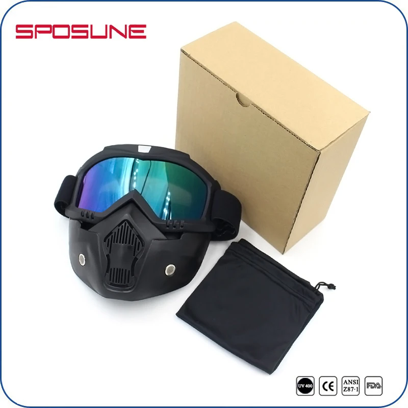 logas Motorcycle Glasses Riding Goggles Protective Anti UV Eyewear for Honda//Suzuki