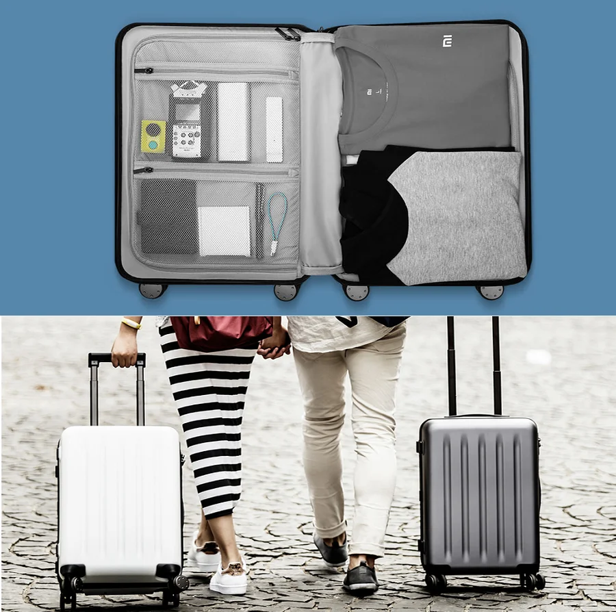 xiaomi 90 minutes spinner wheel luggage suitcase