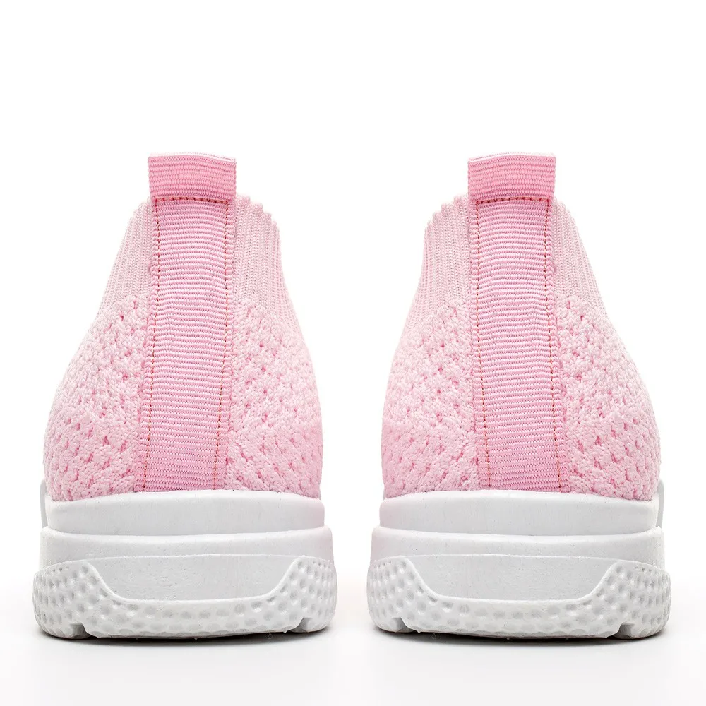 drka 工厂商店批发女士空白休闲粉红色网格运动运动鞋