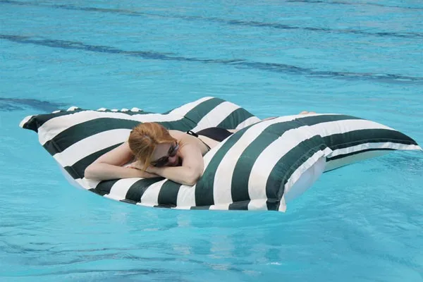 sandbag swimming pool