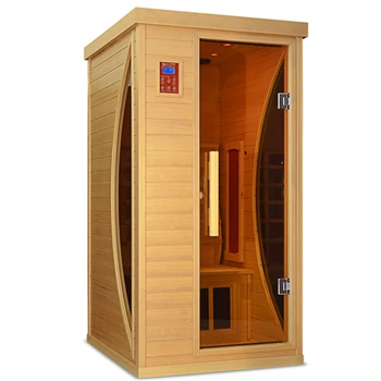 Hemlock Wooden One Person Carbon Heater Far Infrared Sauna For