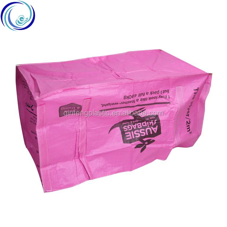 2 Cubic 3 Yard 8x2.4x1.2 Feet Dumpster Skip Bag For Waste Industrial