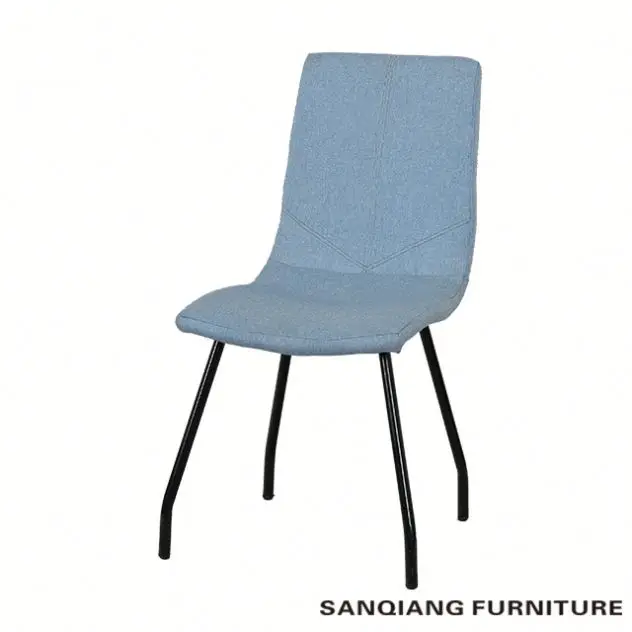 SANQIANG French design armless fabric chair modern dining chair