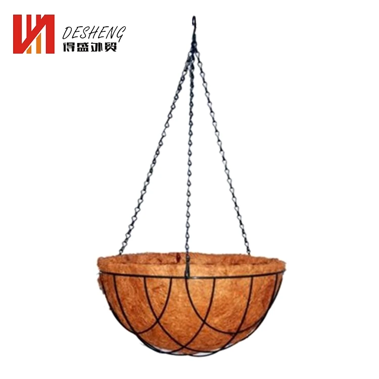 Balcony Wrought Iron Half Round Hanging Basket Wrought Iron Half Round Hanging Basket