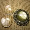 transparent magnifying glass, clear glass cabochons, glass cabochons jewelry