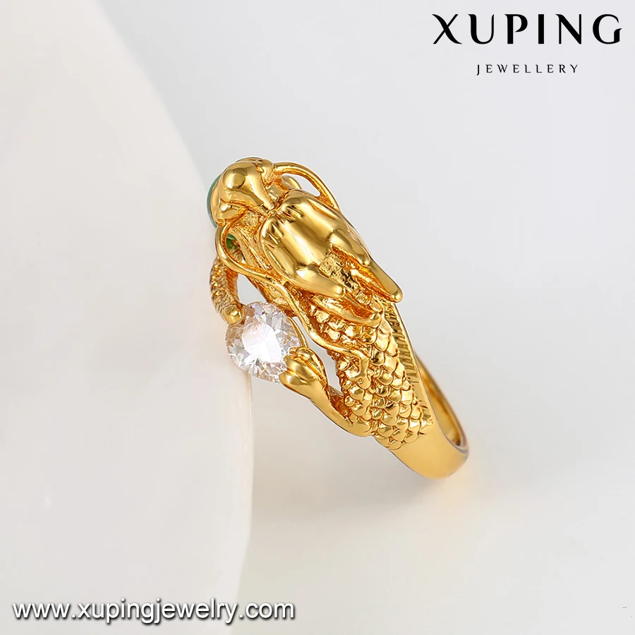 11212 Xuping 24k Gold Plated Chinese Lucky Dragon Imperial Fashion 