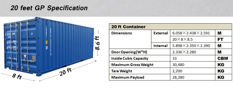  20 Foot Containers In Hot Sale,Used Cargo Shipping Container,Shipping