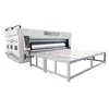 corrugated carton box 2 colors printer slotter die cutter with stacker