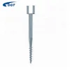 Ground Anchor Zinc Coating Ground Screw Flange Pole Ground Screw