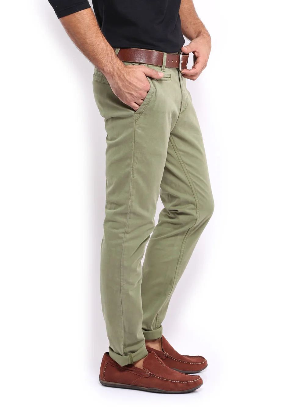 Olive Green Chino Man Pants - Buy Man Pants,Olive Green Pants,Chino