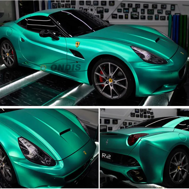 High Quality 1.52*18m Air Release Chrome Metallic Matt