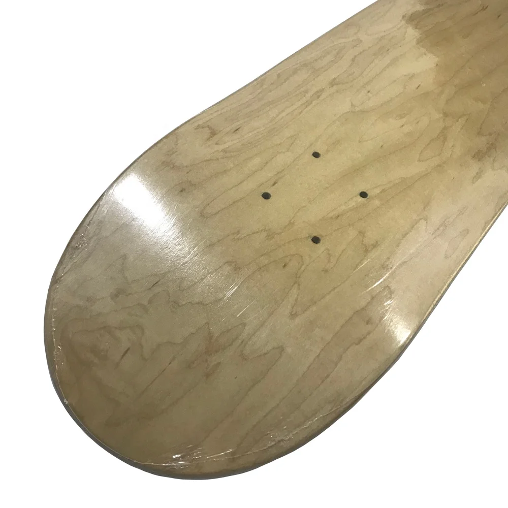 Blue Canadian Maple Wood Cold Pressed Skate Longboard Skateboard Deck