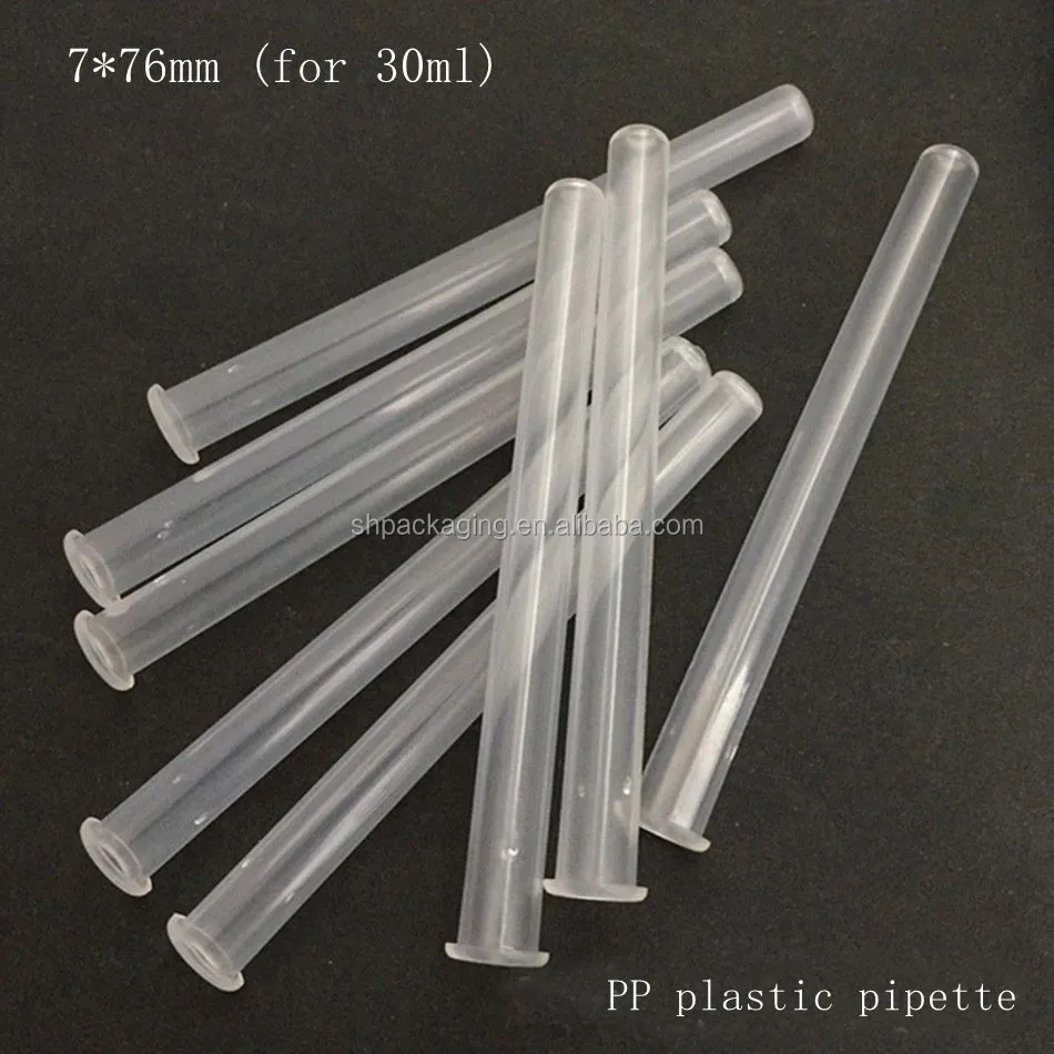 Dropper Bottle Pipette Essential Oil Glass Dropper Tubes 1ml Round