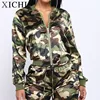 OEM active wear dri fit tactical military camo track suit for women