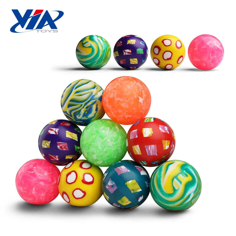 Wholesale 30mm Super High Clear Rubber Bouncing Ball Toy For Vending