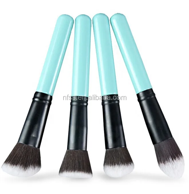New Product Candy Colour Kabuki Brushes Set,Synthetic Hair Kabuki Brush