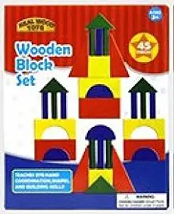 real wood toys wooden block set